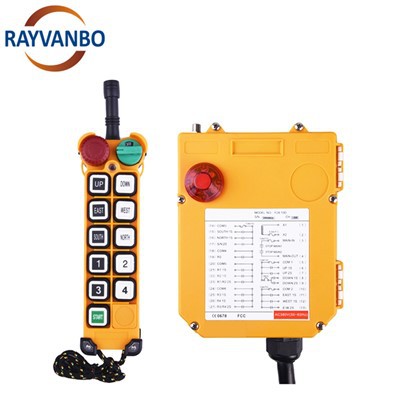 Industrial sem fio F24-10D RÁDIO VELOCIDADE DUPLA 8 PUSH BOTÃO REMOTO CONTROLE PARA CRANE